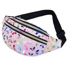 Women Printed Waist Fanny Pack Belt Bag Pouch