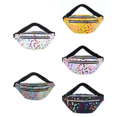Women Printed Waist Fanny Pack Belt Bag Pouch