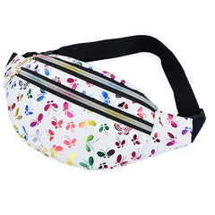 Women Printed Waist Fanny Pack Belt Bag Pouch