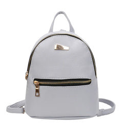 Women Leather Backpack School Rucksack Satchel Travel Bag