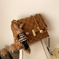 Women Pu Leather Chain Shoulder Messenger Bags High Ladies Crossbody Bags