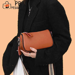 Women Pu Shoulder Bags Wide Strap Ladies Crossbody Bags