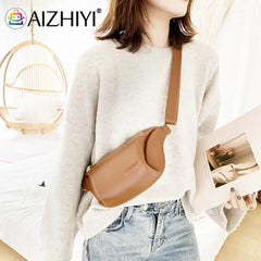 Women PU Leather Shoulder Crossbody Messenger Bag Casual Waist Chest Bags