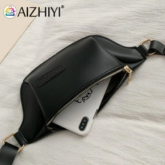 Women PU Leather Shoulder Crossbody Messenger Bag Casual Waist Chest Bags