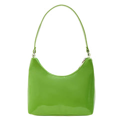 Women Pure Shoulder Underarm Hobos Bags Casual Ladies Zipper Small Purse Handbag