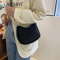 Retro Style Rhinestone Handbag Mini Shoulder Bag