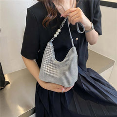 Women Rhinestones Handbags Lady Diamonds Shoulder Bag Crystal Tote