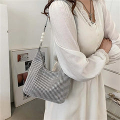 Women Rhinestones Handbags Lady Diamonds Shoulder Bag Crystal Tote