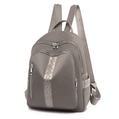 Women School Backpacks Zipper Ladies Backpack Large Capacity Teenage Girls