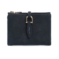 Vintage PU Leather Lady Clutch Wallet Matte Women Wallet Female Purse