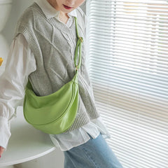 Women Shoulder Bag Dumpling Crossbody Bags PU Leather Handbag
