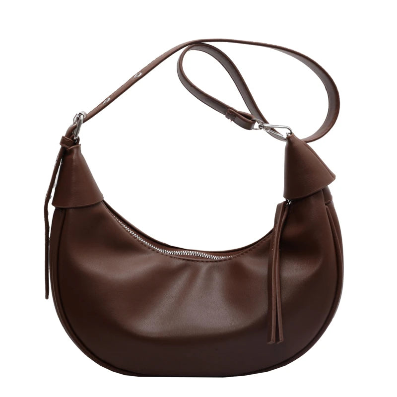 Soft Leather Crossbody Shoulder Bag for Women Girls