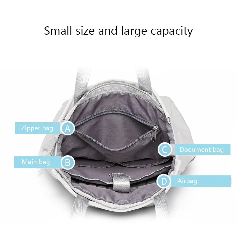 Waterproof Laptop Shoulder Bag 15.6 Inch School Backpack