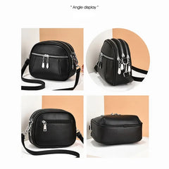 Women Shoulder Bag High PU Leather Crossbody Bags Waterproof Square Bags