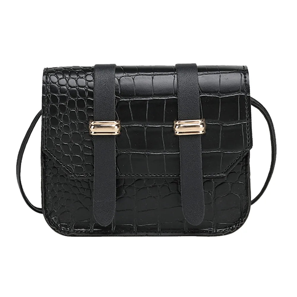 Women Shoulder Bag PU Leather Small Square Female Daily Messenger Crossbody