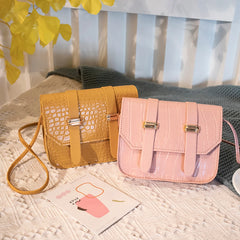 Women Shoulder Bag PU Leather Small Square Female Daily Messenger Crossbody