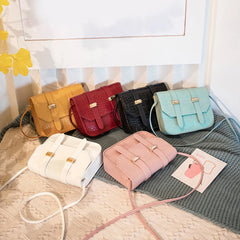 Women Shoulder Bag PU Leather Small Square Female Daily Messenger Crossbody