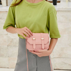 Women Shoulder Bag PU Leather Small Square Female Daily Messenger Crossbody