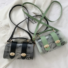 Women Shoulder Bag Transparent Messenger Female Handbag Crossbody Bags