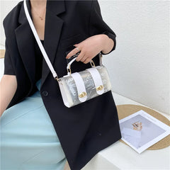 PVC Transparent Graffiti Messenger Female Bag Crossbody Bags
