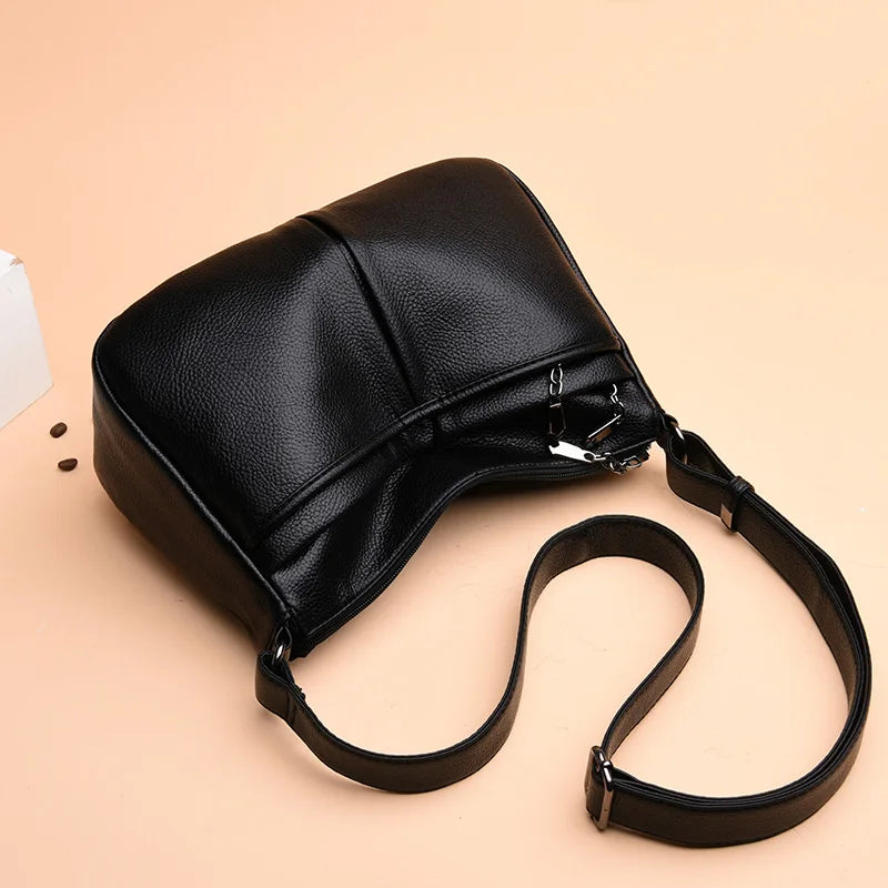 Women Leather Shoulder Bag Crossbody Messenger Tote Purse