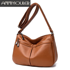 Women Leather Shoulder Bag Crossbody Messenger Tote Purse