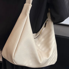 Women Shoulder Bag Solid PU Leather Crossbody Handbags High Capacity