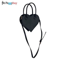 Vintage Love Heart Handbag - Retro Small Tote for Traveling