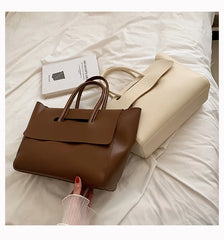 Large Capacity Women Shoulder Bags Retro Tote Bags