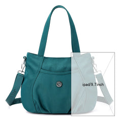 Nylon Shoulder Bag CrossBody Messenger Light Travel Handbag Lady Tote