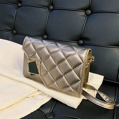 Women Shoulder Bags Lattice Crossbody Chain Messenger Bag