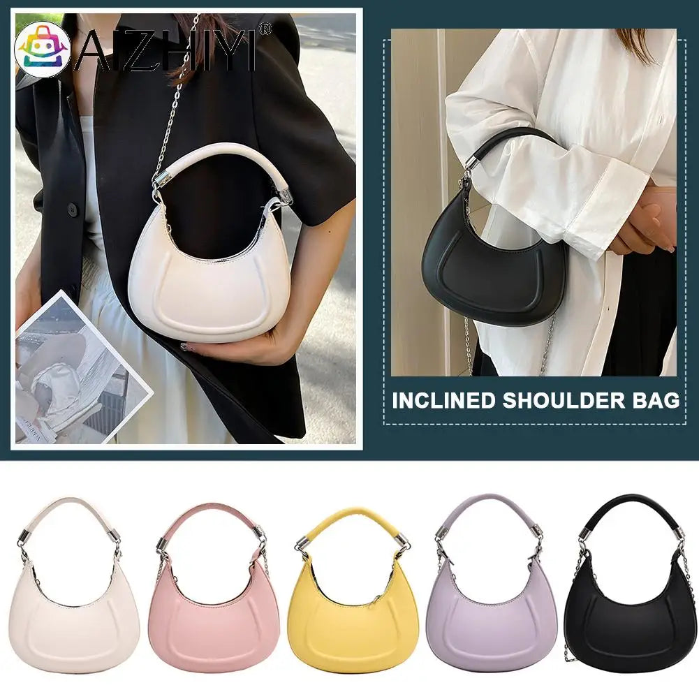 Plush Chain Crossbody Bag for Girls Special PU Leather Shoulder Bag