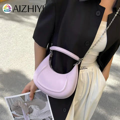 Plush Chain Crossbody Bag for Girls Special PU Leather Shoulder Bag