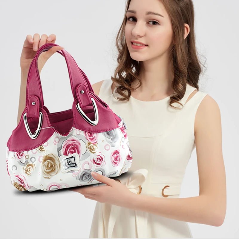 Floral Shoulder Bag Women's Messenger Handbag