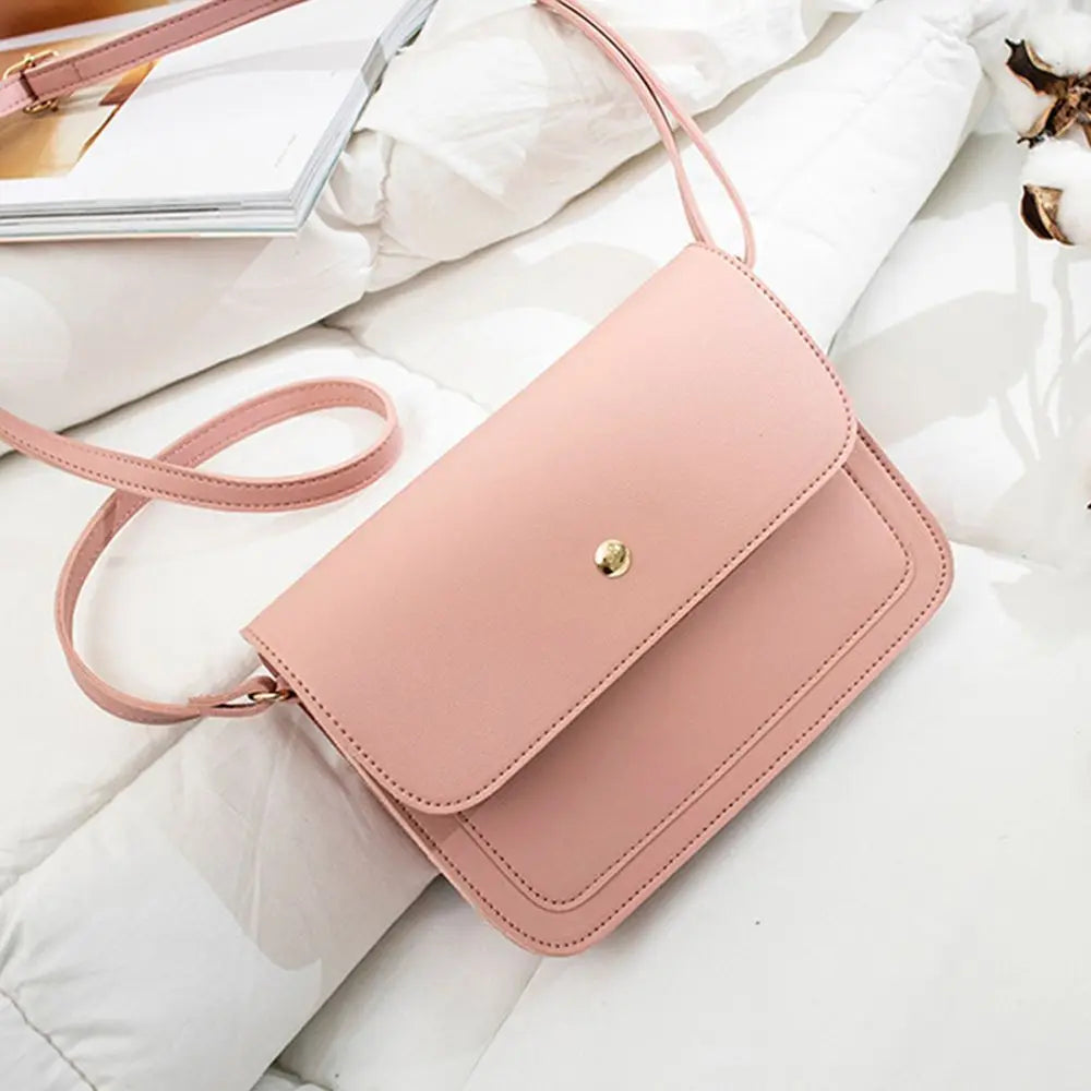 Women Shoulder Bags PU Leather Flap Large Capacity Crossbody Clutch Purse
