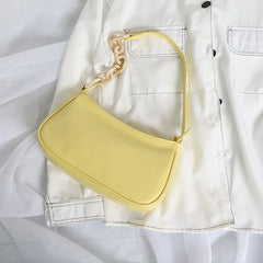 Women Shoulder Bags Pure Summer Fresh Popular Acrylic Chain Casual Lady Ins