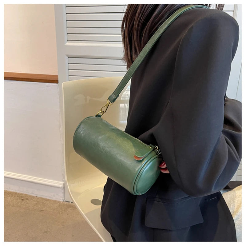Women Shoulder Bags Versatile Female Handbags Solid Handbag
