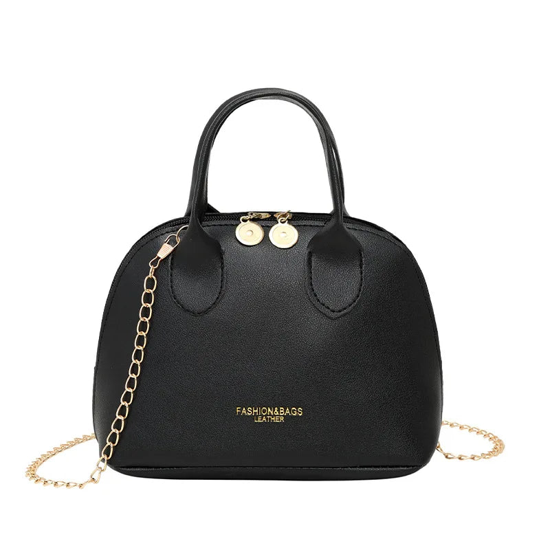Vintage PU Leather Totes Handbag Shell Ladies Handbag Crossbody B