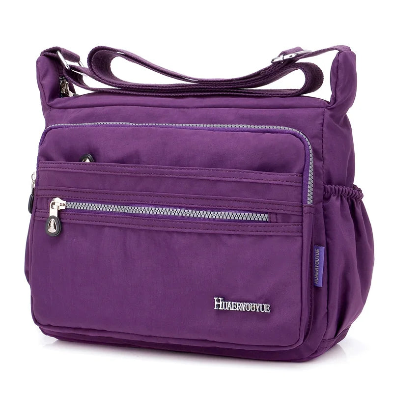 Waterproof Nylon Women Shoulder Bag Crossbody Female Bolsa