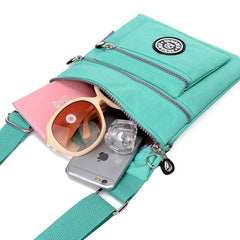 Waterproof Nylon Small Flap Crossbody Bag Ladies Bolsa Feminina