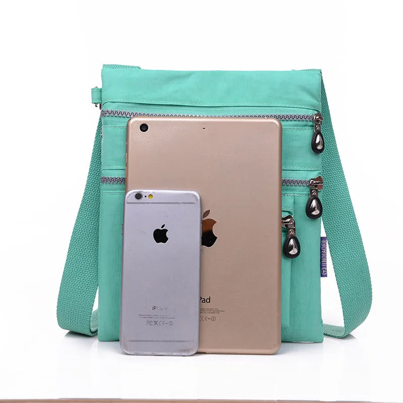 Waterproof Nylon Small Flap Crossbody Bag Ladies Bolsa Feminina