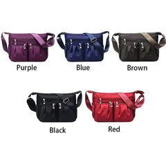 Waterproof Nylon Crossbody Bag Large Capacity Travel Purse