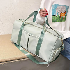 Women Shoulder Travel Bag Multifunctional Weekend Gym Luggage Female Nylon Large