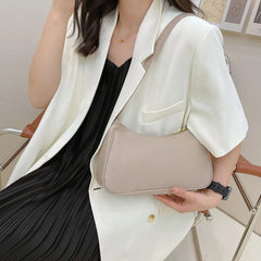 Women Nylon Shoulder Bag Top-handle Clutch Zipper Shopper Handbag Pouch