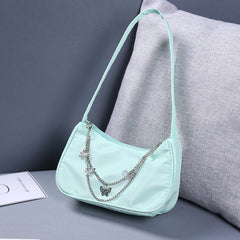 Women Shoulder Underarm Bag PU Leather Mini Purse Ladies Casual Handbags