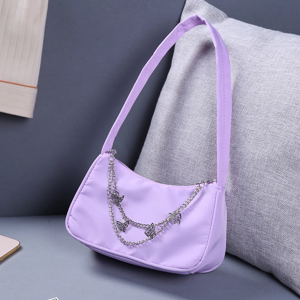 Women Shoulder Underarm Bag PU Leather Mini Purse Ladies Casual Handbags
