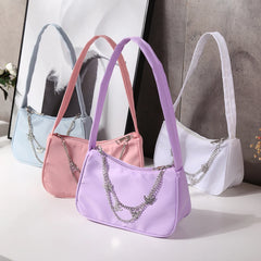Women Shoulder Underarm Bag PU Leather Mini Purse Ladies Casual Handbags