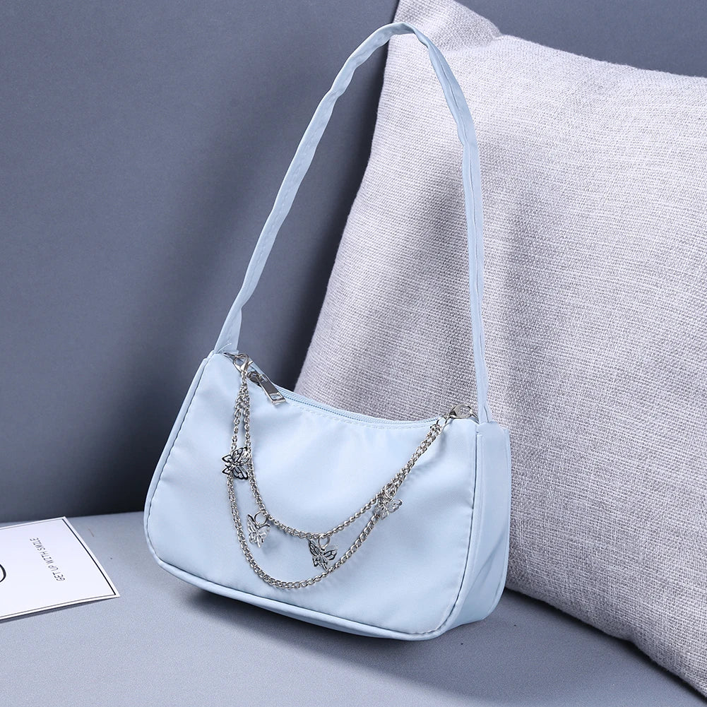 Women Shoulder Underarm Bag PU Leather Mini Purse Ladies Casual Handbags