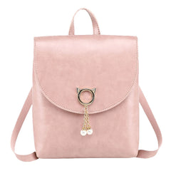 Women Shoulders Small Backpack Letter Purse Mobile Phone Ladies Travel Bag
