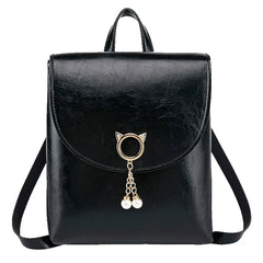 Women Small Backpack Letter Purse Mobile Phone Travel Bag Student School